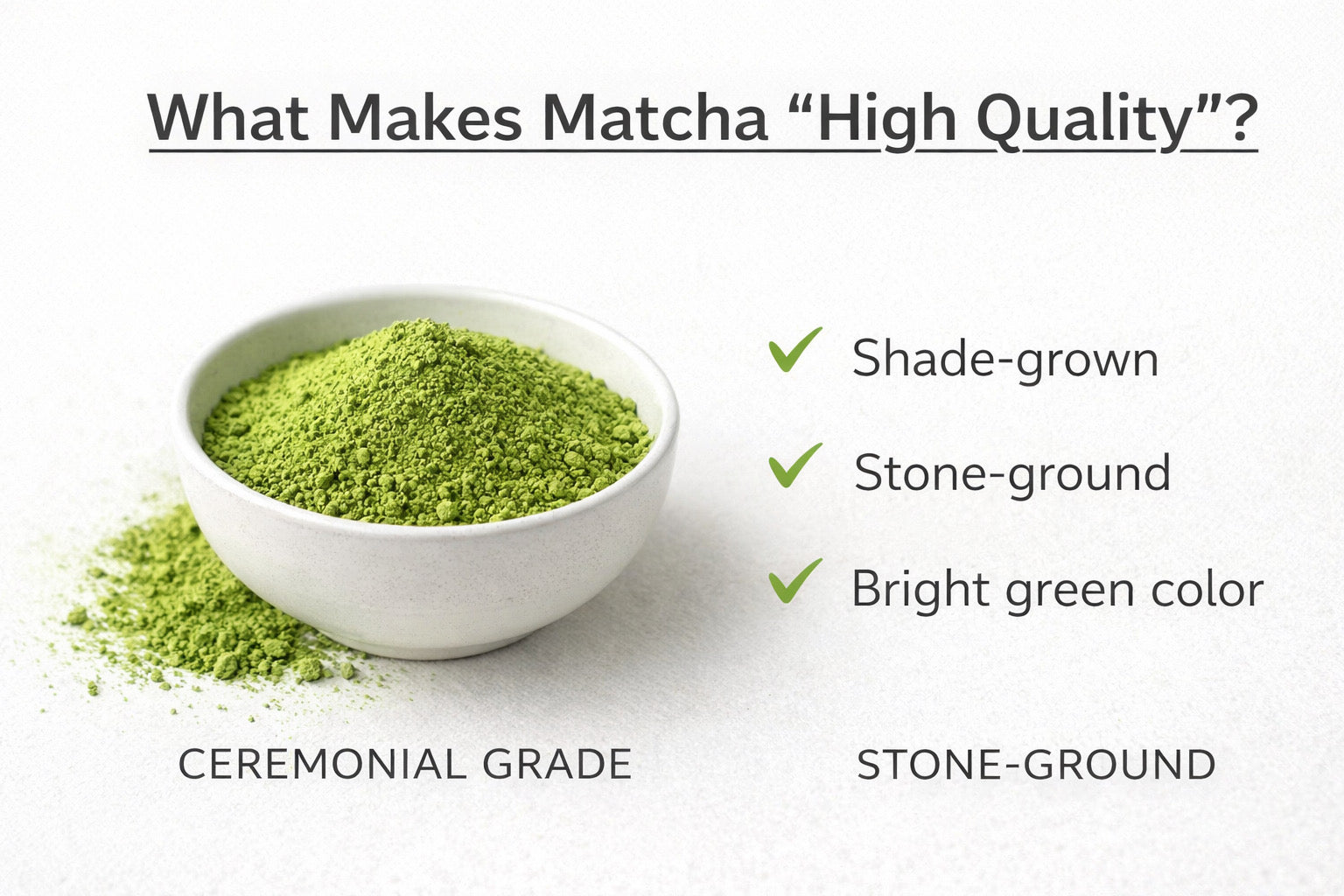 What Makes Matcha “High Quality”?